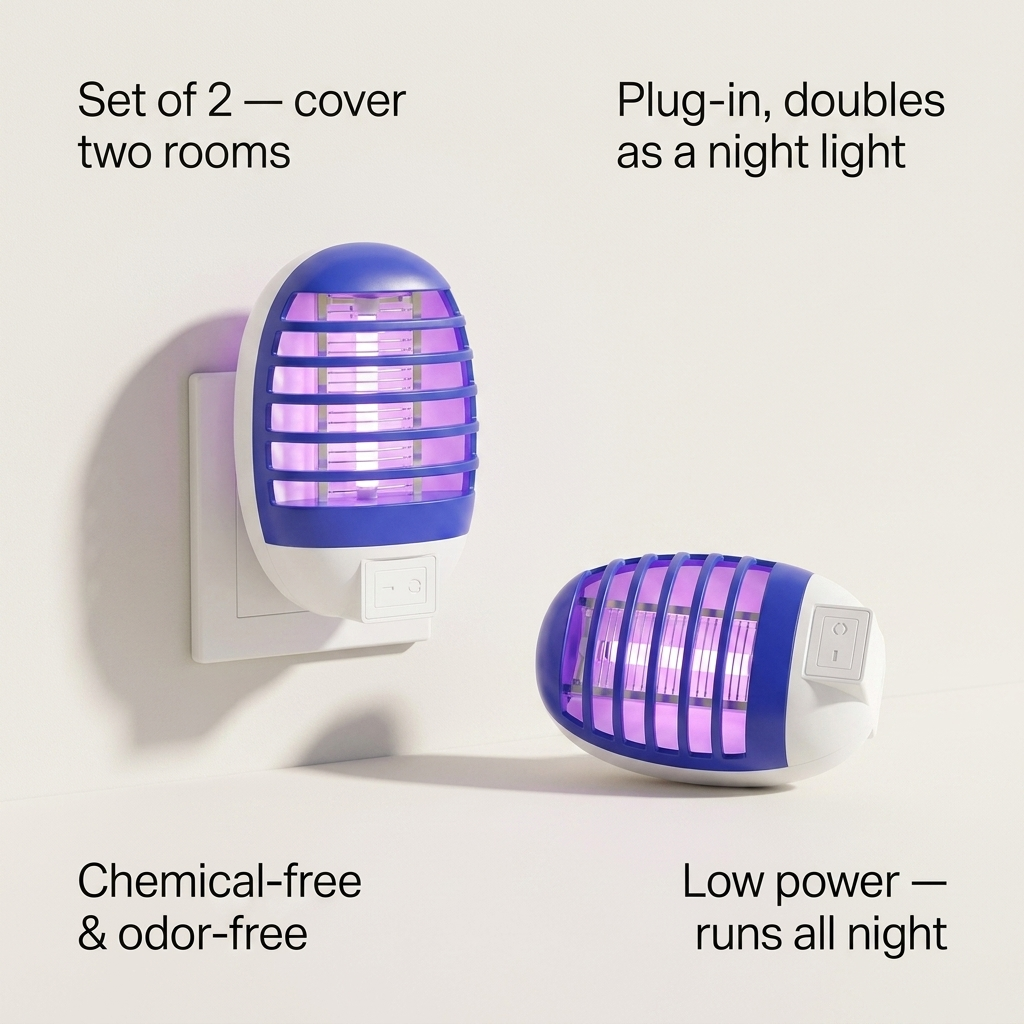 LED Plug-In Mosquito Killer (2-Pack)