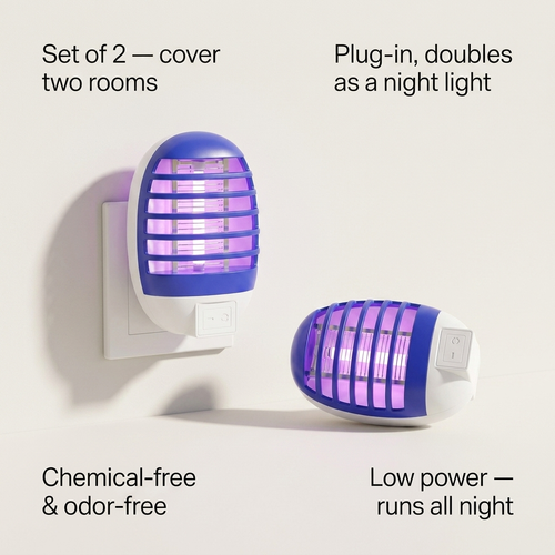 LED Plug-In Mosquito Killer (2-Pack)