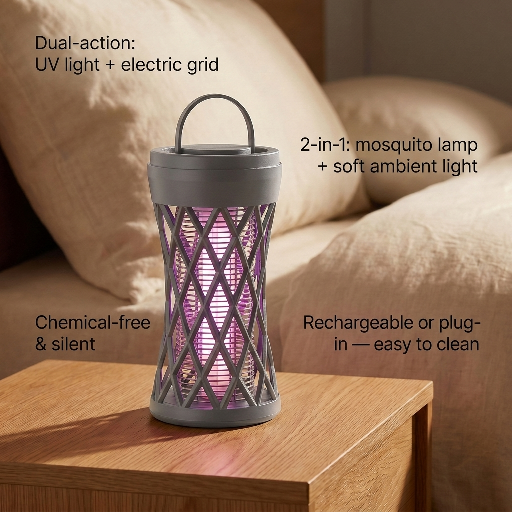 Atmosphere Indoor Mosquito Lamp – Silent UV Night Light