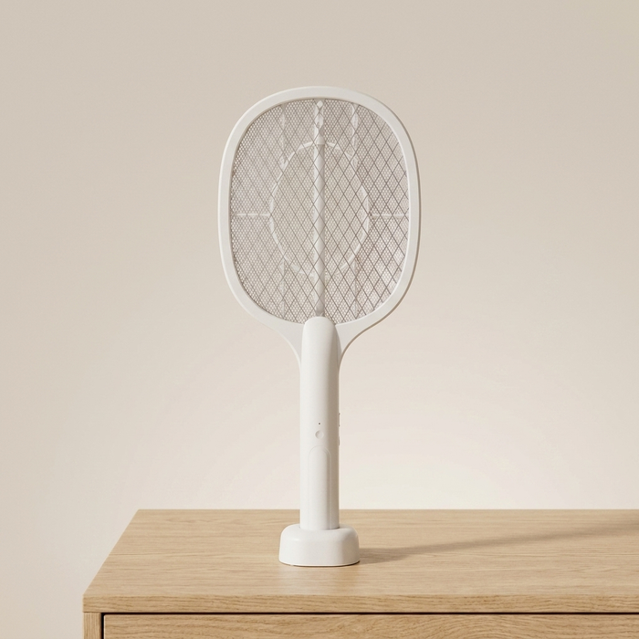 2-in-1 Indoor Mosquito Lamp & Swatter – Quiet, Chemical-Free